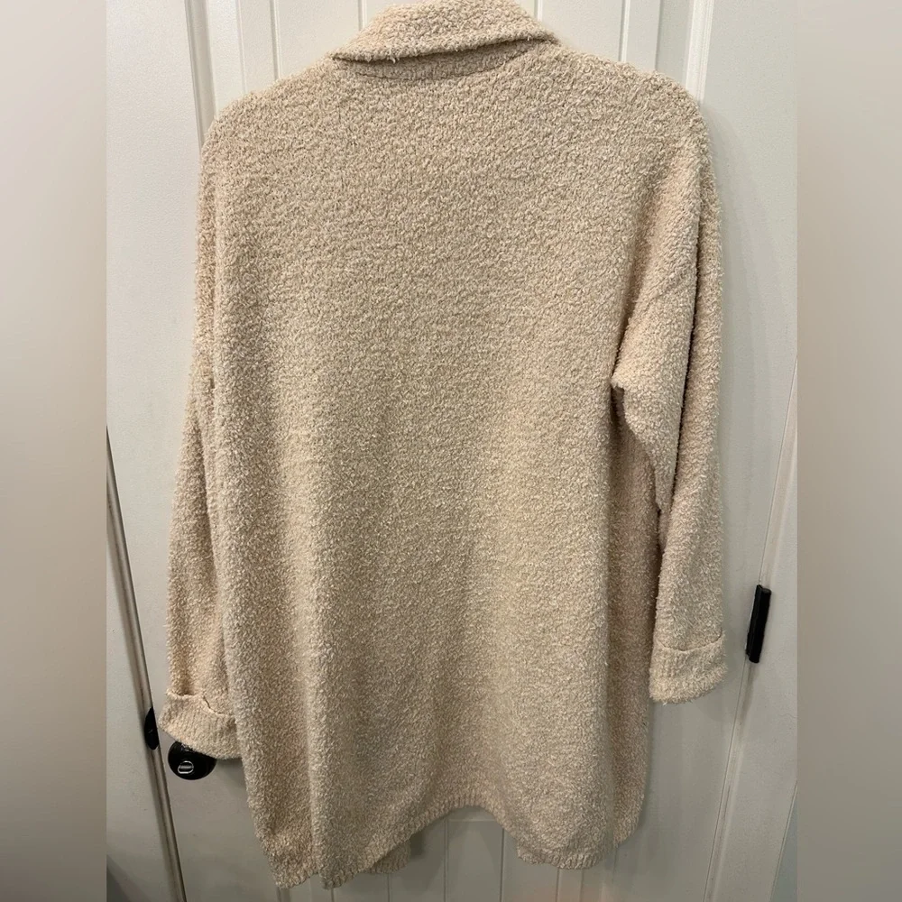 Hello Nite Soft Cozy Cream Women's Cardigan M - Picture 6 of 6